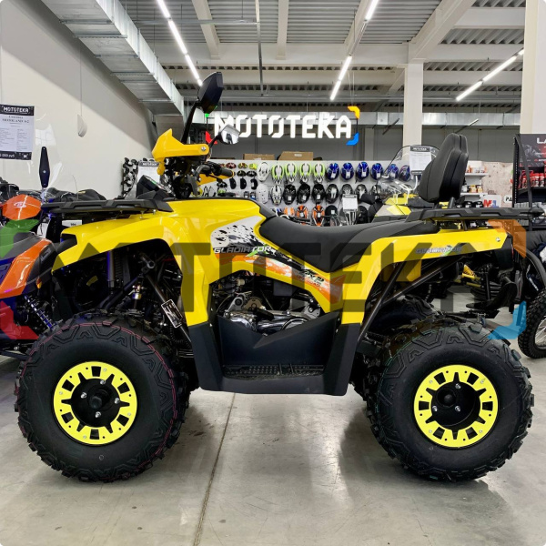 Квадроцикл GLADIATOR (Гладиатор) F200 LUX жёлтый (машинокомплект) | Мототека Квадроцикл GLADIATOR (Гладиатор) F200 LUX жёлтый (машинокомплект) | Мототека